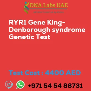 RYR1 Gene King-Denborough syndrome Genetic Test sale cost 4400 AED