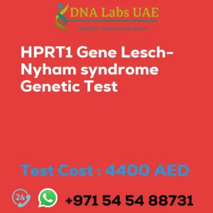 HPRT1 Gene Lesch-Nyham syndrome Genetic Test sale cost 4400 AED