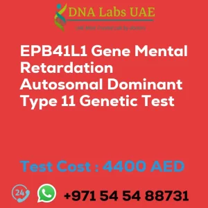 EPB41L1 Gene Mental Retardation Autosomal Dominant Type 11 Genetic Test sale cost 4400 AED