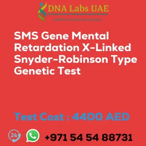 SMS Gene Mental Retardation X-Linked Snyder-Robinson Type Genetic Test sale cost 4400 AED