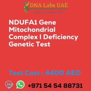 NDUFA1 Gene Mitochondrial Complex I Deficiency Genetic Test sale cost 4400 AED