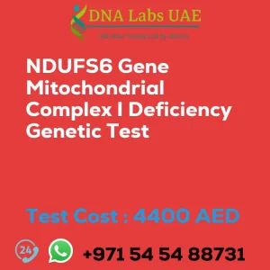 NDUFS6 Gene Mitochondrial Complex I Deficiency Genetic Test sale cost 4400 AED