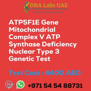 ATP5F1E Gene Mitochondrial Complex V ATP Synthase Deficiency Nuclear Type 3 Genetic Test sale cost 4400 AED