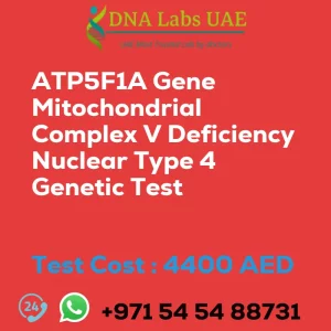 ATP5F1A Gene Mitochondrial Complex V Deficiency Nuclear Type 4 Genetic Test sale cost 4400 AED