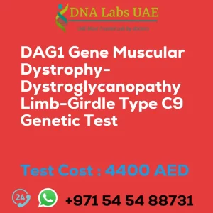 DAG1 Gene Muscular Dystrophy-Dystroglycanopathy Limb-Girdle Type C9 Genetic Test sale cost 4400 AED