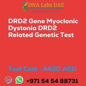 DRD2 Gene Myoclonic Dystonia DRD2 Related Genetic Test sale cost 4400 AED