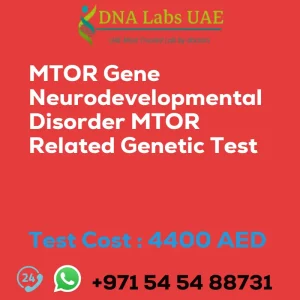 MTOR Gene Neurodevelopmental Disorder MTOR Related Genetic Test sale cost 4400 AED