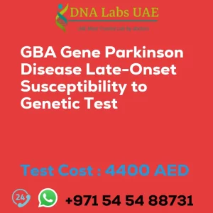 GBA Gene Parkinson Disease Late-Onset Susceptibility to Genetic Test sale cost 4400 AED