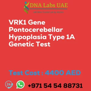 VRK1 Gene Pontocerebellar Hypoplasia Type 1A Genetic Test sale cost 4400 AED