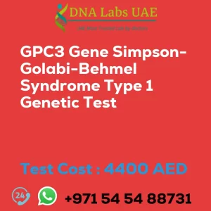 GPC3 Gene Simpson-Golabi-Behmel Syndrome Type 1 Genetic Test sale cost 4400 AED