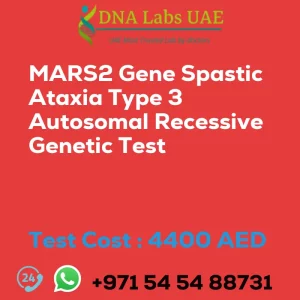 MARS2 Gene Spastic Ataxia Type 3 Autosomal Recessive Genetic Test sale cost 4400 AED