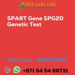 SPART Gene SPG20 Genetic Test sale cost 4400 AED