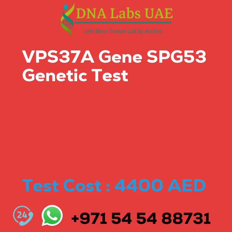 VPS37A Gene SPG53 Genetic Test sale cost 4400 AED