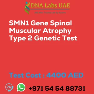 SMN1 Gene Spinal Muscular Atrophy Type 2 Genetic Test sale cost 4400 AED