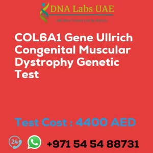 COL6A1 Gene Ullrich Congenital Muscular Dystrophy Genetic Test sale cost 4400 AED