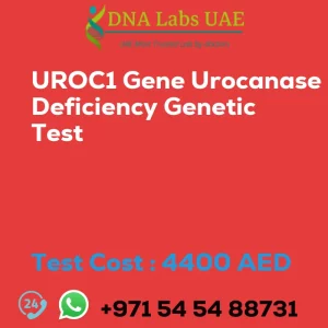 UROC1 Gene Urocanase Deficiency Genetic Test sale cost 4400 AED