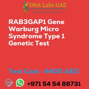 RAB3GAP1 Gene Warburg Micro Syndrome Type 1 Genetic Test sale cost 4400 AED