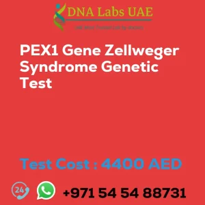 PEX1 Gene Zellweger Syndrome Genetic Test sale cost 4400 AED