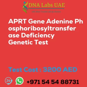 APRT Gene Adenine Phosphoribosyltransferase Deficiency Genetic Test sale cost 3200 AED