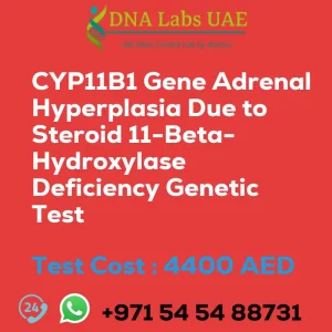 CYP11B1 Gene Adrenal Hyperplasia Due to Steroid 11-Beta-Hydroxylase Deficiency Genetic Test sale cost 4400 AED