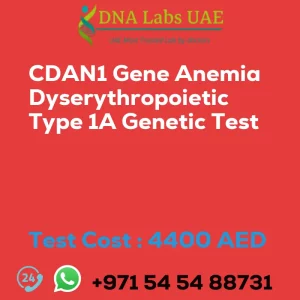 CDAN1 Gene Anemia Dyserythropoietic Type 1A Genetic Test sale cost 4400 AED