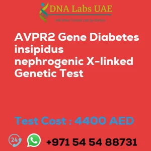 AVPR2 Gene Diabetes insipidus nephrogenic X-linked Genetic Test sale cost 4400 AED