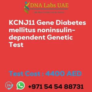 KCNJ11 Gene Diabetes mellitus noninsulin-dependent Genetic Test sale cost 4400 AED