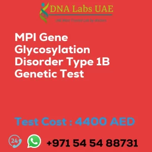 MPI Gene Glycosylation Disorder Type 1B Genetic Test sale cost 4400 AED