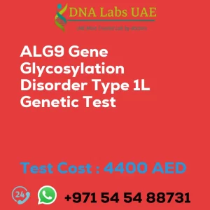 ALG9 Gene Glycosylation Disorder Type 1L Genetic Test sale cost 4400 AED