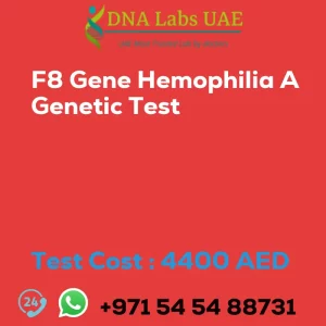 F8 Gene Hemophilia A Genetic Test sale cost 4400 AED