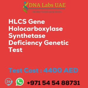 HLCS Gene Holocarboxylase Synthetase Deficiency Genetic Test sale cost 4400 AED