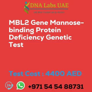 MBL2 Gene Mannose-binding Protein Deficiency Genetic Test sale cost 4400 AED