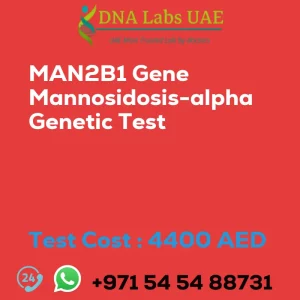 MAN2B1 Gene Mannosidosis-alpha Genetic Test sale cost 4400 AED