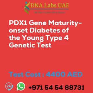 PDX1 Gene Maturity-onset Diabetes of the Young Type 4 Genetic Test sale cost 4400 AED