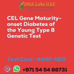 CEL Gene Maturity-onset Diabetes of the Young Type 8 Genetic Test sale cost 4400 AED