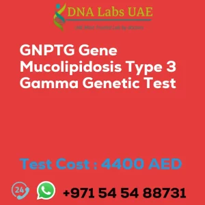 GNPTG Gene Mucolipidosis Type 3 Gamma Genetic Test sale cost 4400 AED