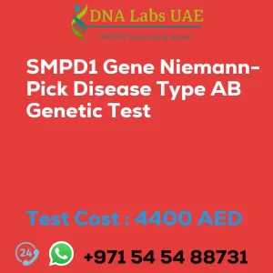 SMPD1 Gene Niemann-Pick Disease Type AB Genetic Test sale cost 4400 AED