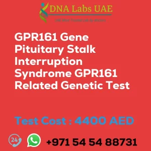 GPR161 Gene Pituitary Stalk Interruption Syndrome GPR161 Related Genetic Test sale cost 4400 AED