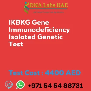 IKBKG Gene Immunodeficiency Isolated Genetic Test sale cost 4400 AED