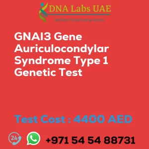 GNAI3 Gene Auriculocondylar Syndrome Type 1 Genetic Test sale cost 4400 AED