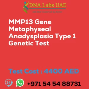 MMP13 Gene Metaphyseal Anadysplasia Type 1 Genetic Test sale cost 4400 AED