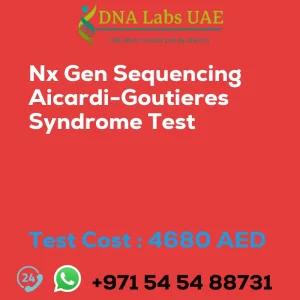 Nx Gen Sequencing Aicardi-Goutieres Syndrome Test sale cost 4680 AED