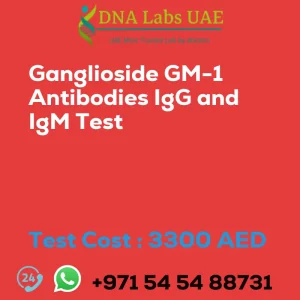 Ganglioside GM-1 Antibodies IgG and IgM Test sale cost 3300 AED