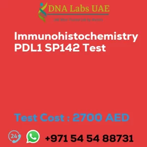 Immunohistochemistry PDL1 SP142 Test sale cost 2700 AED