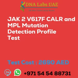 JAK 2 V617F CALR and MPL Mutation Detection Profile Test sale cost 2690 AED