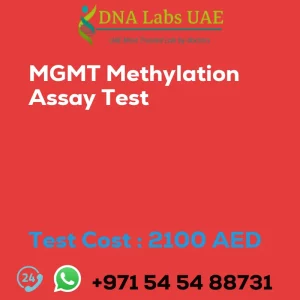 MGMT Methylation Assay Test sale cost 2100 AED