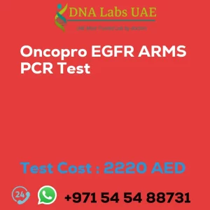 Oncopro EGFR ARMS PCR Test sale cost 2220 AED