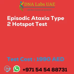 Episodic Ataxia Type 2 Hotspot Test sale cost 1990 AED