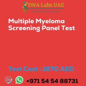 Multiple Myeloma Screening Panel Test sale cost 1870 AED