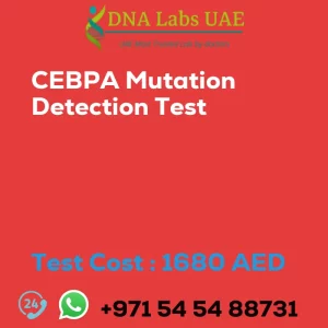 CEBPA Mutation Detection Test sale cost 1680 AED